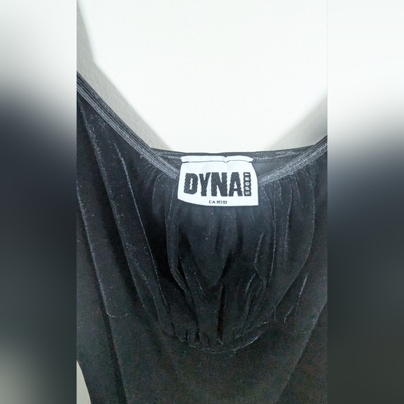 Vintage 90s velvet mini dress - Picture 4 of 5